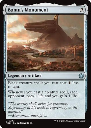 Bontu's Monument |  (247) [Commander: Foundations]