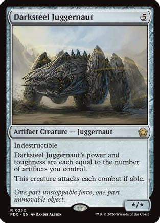 Darksteel Juggernaut |  (252) [Commander: Foundations]