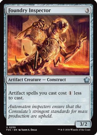 Foundry Inspector |  (259) [Commander: Foundations]