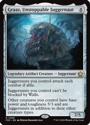 Graaz, Unstoppable Juggernaut |  (260) [Commander: Foundations]