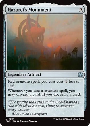 Hazoret's Monument |  (261) [Commander: Foundations]
