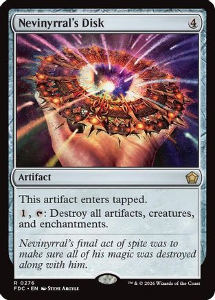 Nevinyrral's Disk |  (276) [Commander: Foundations]