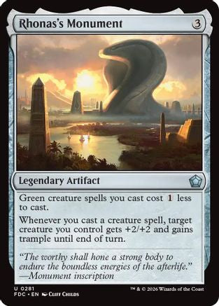 Rhonas's Monument |  (281) [Commander: Foundations]
