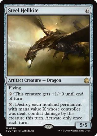 Steel Hellkite |  (289) [Commander: Foundations]