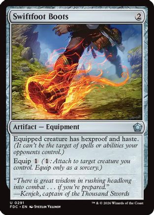 Swiftfoot Boots |  (291) [Commander: Foundations]