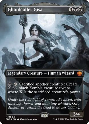 Ghoulcaller Gisa (Borderless) |  Foil (006) [Commander: Foundations]