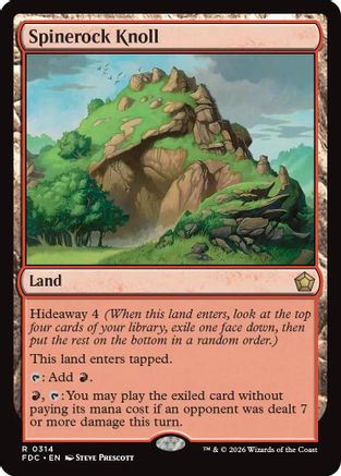Spinerock Knoll |  (314) [Commander: Foundations]