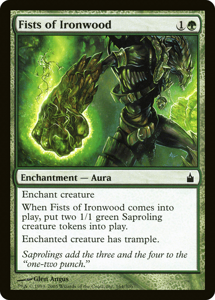 Fists of Ironwood [Ravnica: City of Guilds] Foil