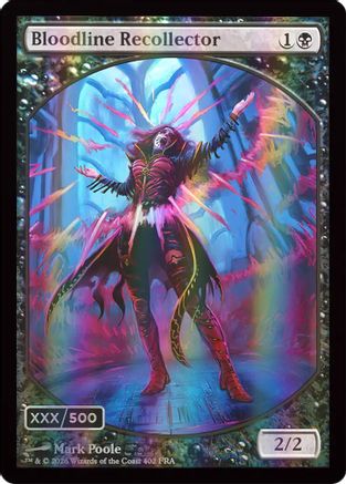 Bloodline Recollector (Retro Frame) (Serial Numbered) (Double Rainbow Foil) |  Foil (402) [Reality Fracture]