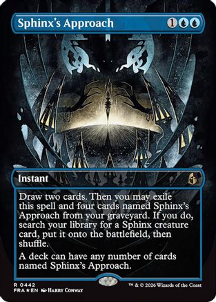 Sphinx's Approach (Borderless) |  Foil (442) [Reality Fracture]