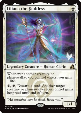 Liliana the Faultless |  (200) [Promo Pack: Reality Fracture]