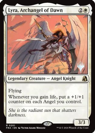 Lyra, Archangel of Dawn |  (201) [Promo Pack: Reality Fracture]