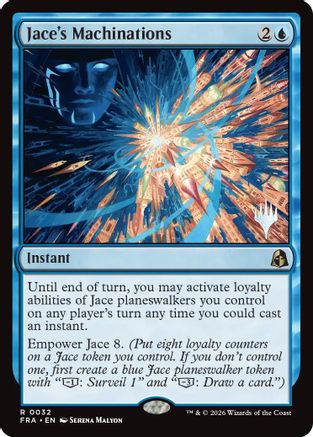 Jace's Machinations |  Foil (032) [Promo Pack: Reality Fracture]
