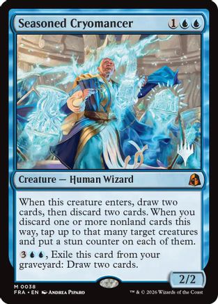 Seasoned Cryomancer |  Foil (038) [Promo Pack: Reality Fracture]