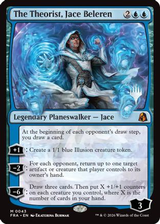 The Theorist, Jace Beleren |  Foil (043) [Promo Pack: Reality Fracture]