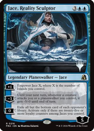 Jace, Reality Sculptor |  Foil (216) [Promo Pack: Reality Fracture]
