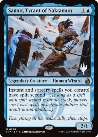 Samut, Tyrant of Naktamun |  Foil (220) [Promo Pack: Reality Fracture]