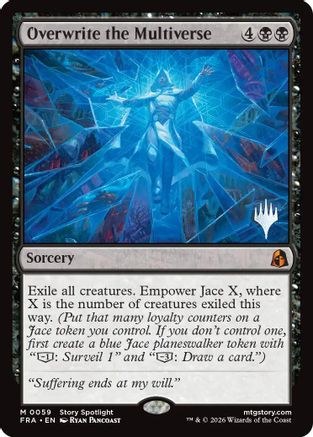 Overwrite the Multiverse |  Foil (059) [Promo Pack: Reality Fracture]