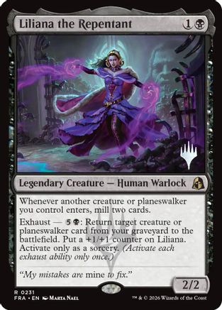 Liliana the Repentant |  Foil (231) [Promo Pack: Reality Fracture]