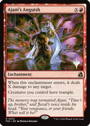 Ajani's Anguish |  (072) [Promo Pack: Reality Fracture]