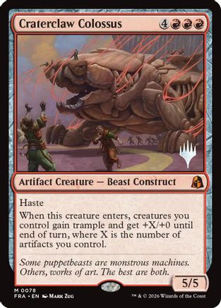 Craterclaw Colossus |  (078) [Promo Pack: Reality Fracture]