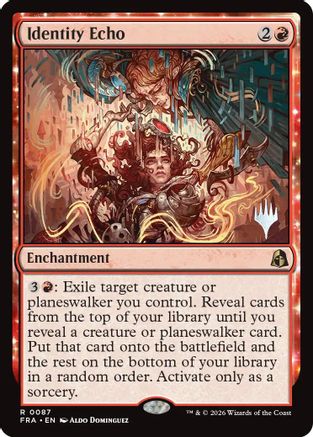Identity Echo |  Foil (087) [Promo Pack: Reality Fracture]