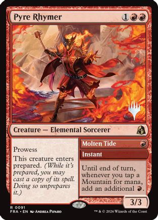 Pyre Rhymer |  Foil (091) [Promo Pack: Reality Fracture]