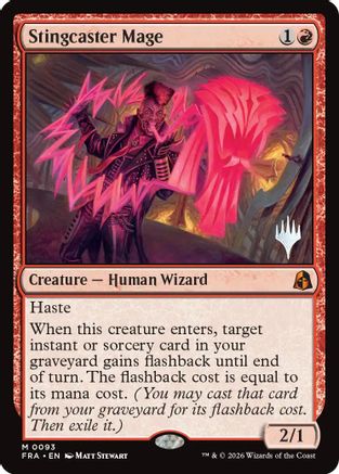 Stingcaster Mage |  Foil (093) [Promo Pack: Reality Fracture]