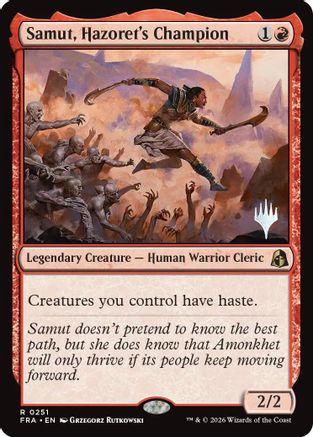 Samut, Hazoret's Champion |  (251) [Promo Pack: Reality Fracture]