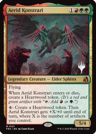 Aerid Konstrari |  Foil (121) [Promo Pack: Reality Fracture]