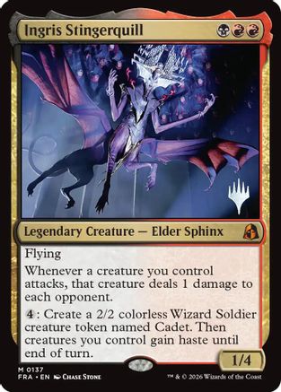 Ingris Stingerquill |  Foil (137) [Promo Pack: Reality Fracture]