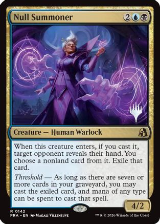 Null Summoner |  Foil (142) [Promo Pack: Reality Fracture]