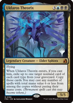 Uldaros Theorix |  Foil (159) [Promo Pack: Reality Fracture]