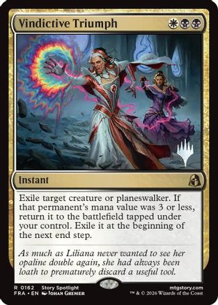 Vindictive Triumph |  (162) [Promo Pack: Reality Fracture]