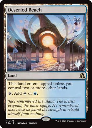 Deserted Beach |  Foil (176) [Promo Pack: Reality Fracture]