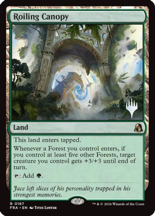 Roiling Canopy |  Foil (187) [Promo Pack: Reality Fracture]