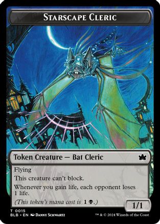 Standard Cleric // Treasure Double-Sided Token |  (15 // 12) [Secrets of Strixhaven]
