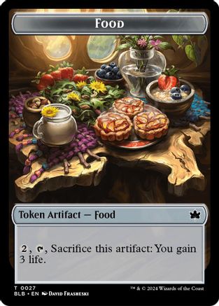 Food // Clue Token Double-Sided Token |  (27 // 14) [Secrets of Strixhaven]