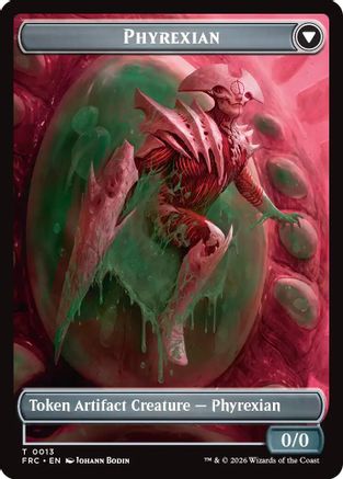 Phyrexian // Incubator Double-Sided Token |  (13 // 13) [Commander: Reality Fracture]