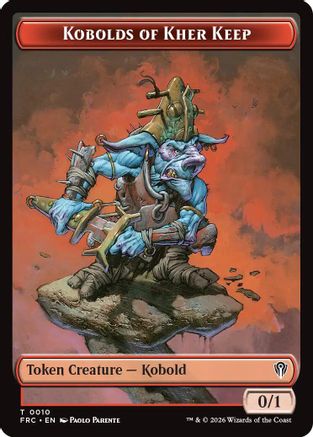 Kobolds of Kher Keep // Phyrexian Mite Double-Sided Token |  (10 // 16) [Commander: Reality Fracture]