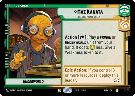 Maz Kanata - Eclectic Pirate Queen |  (2/272)  [Homeworlds]