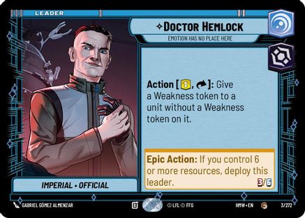 Doctor Hemlock - Emotion Has No Place Here |  (3/272)  [Homeworlds]