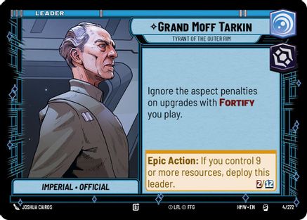 Grand Moff Tarkin - Tyrant of the Outer Rim |  (4/272)  [Homeworlds]