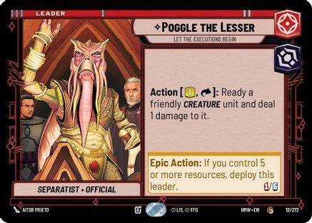 Poggle the Lesser - Let the Executions Begin |  (12/272)  [Homeworlds]