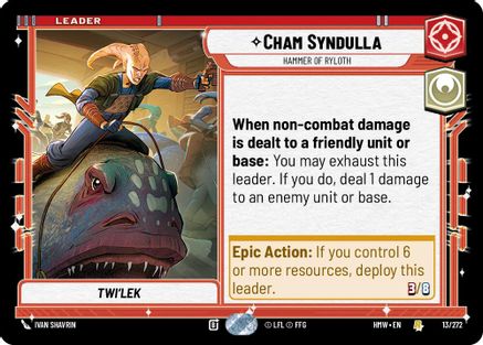 Cham Syndulla - Hammer of Ryloth |  (13/272)  [Homeworlds]