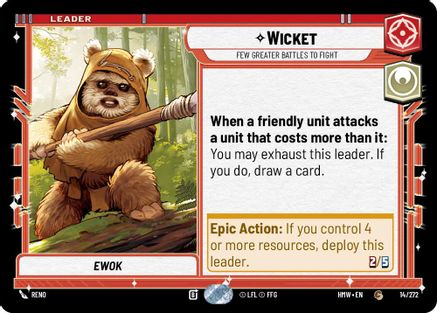 Wicket - Few Greater Battles to Fight |  (14/272)  [Homeworlds]