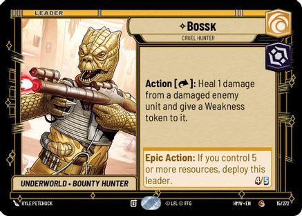 Bossk - Cruel Hunter |  (15/272)  [Homeworlds]