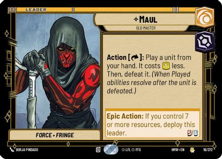 Maul - Old Master |  (16/272)  [Homeworlds]