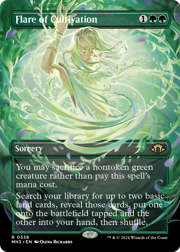 Flare of Cultivation (Borderless) [Modern Horizons 3] Foil