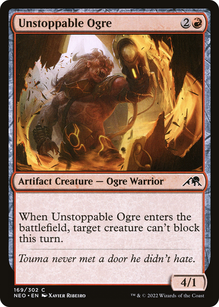 Unstoppable Ogre [Kamigawa: Neon Dynasty] Foil